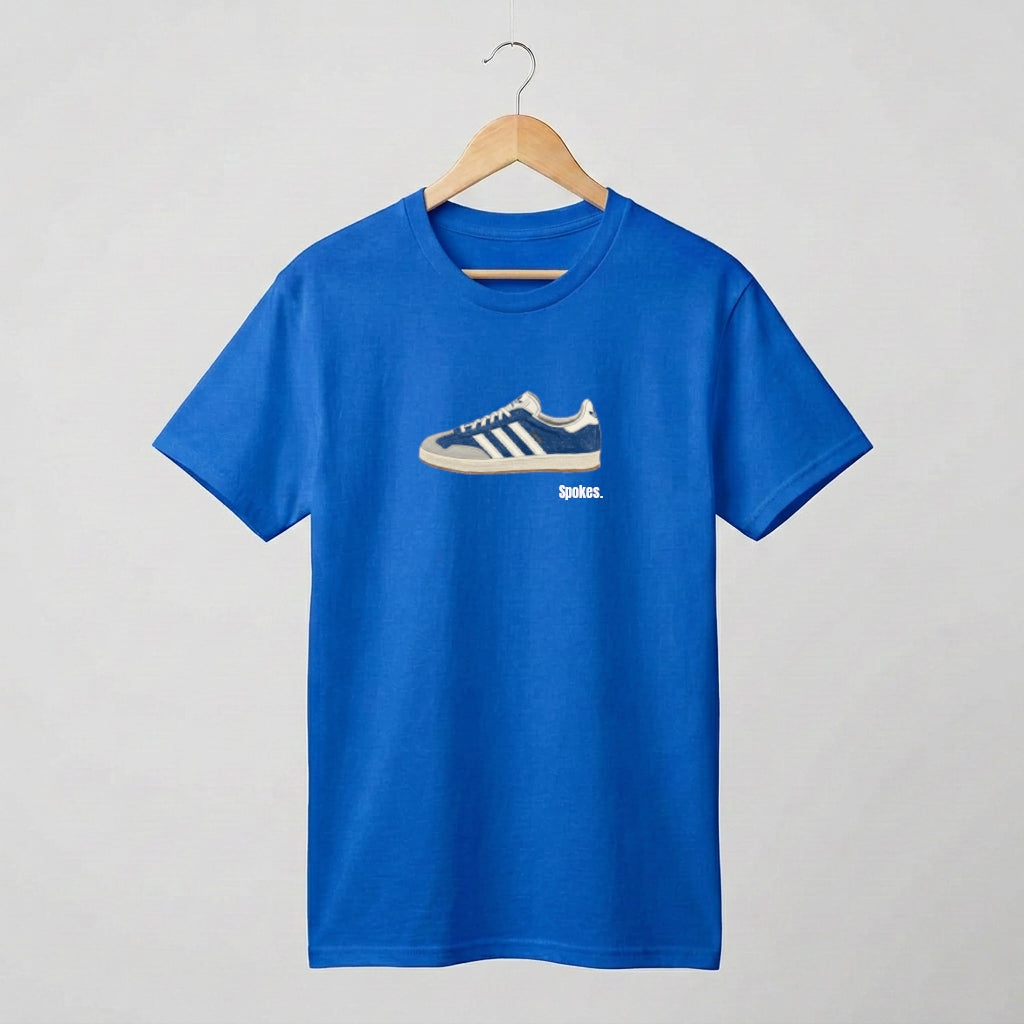 3 stripes short sleeved cotton T-shirt