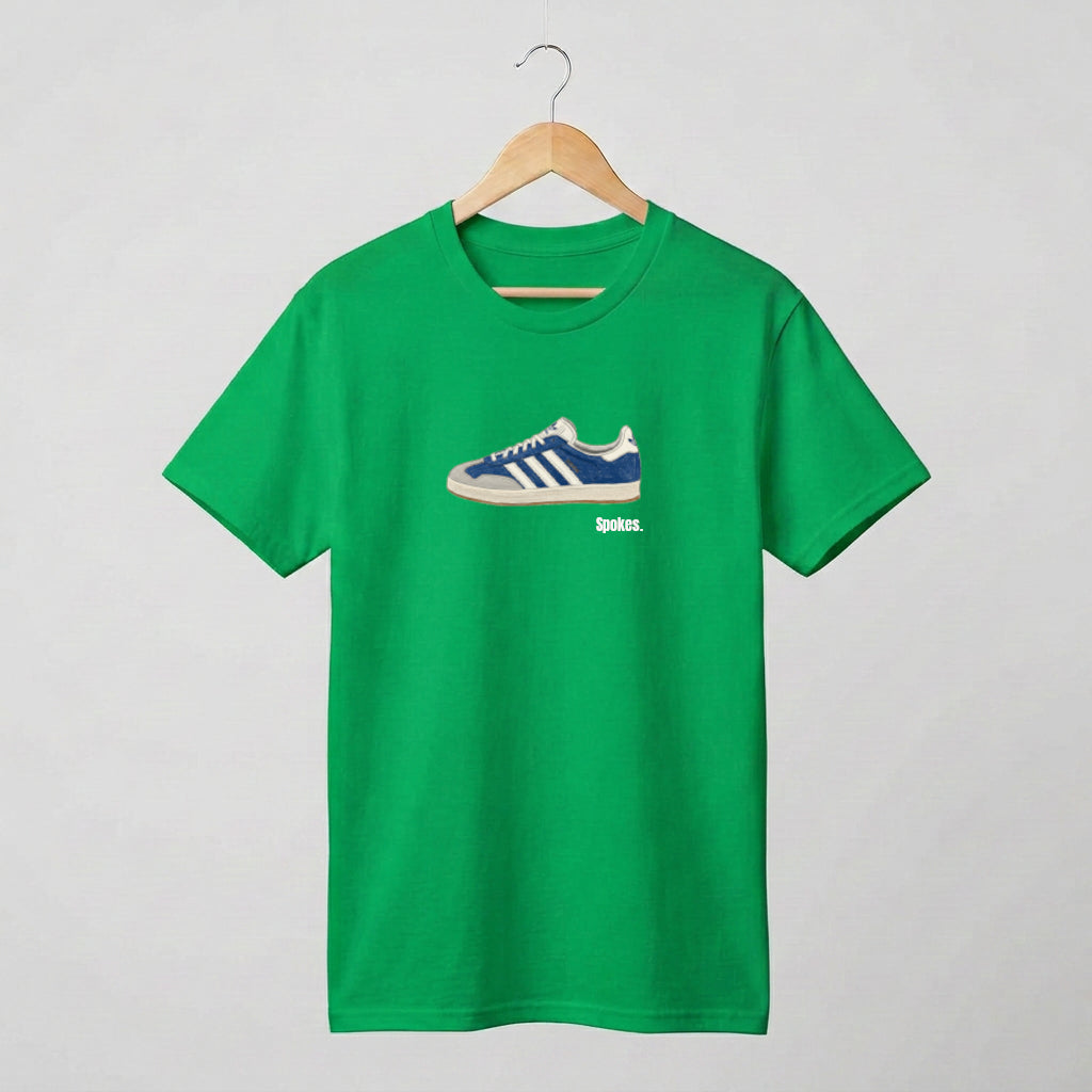 3 stripes short sleeved cotton T-shirt