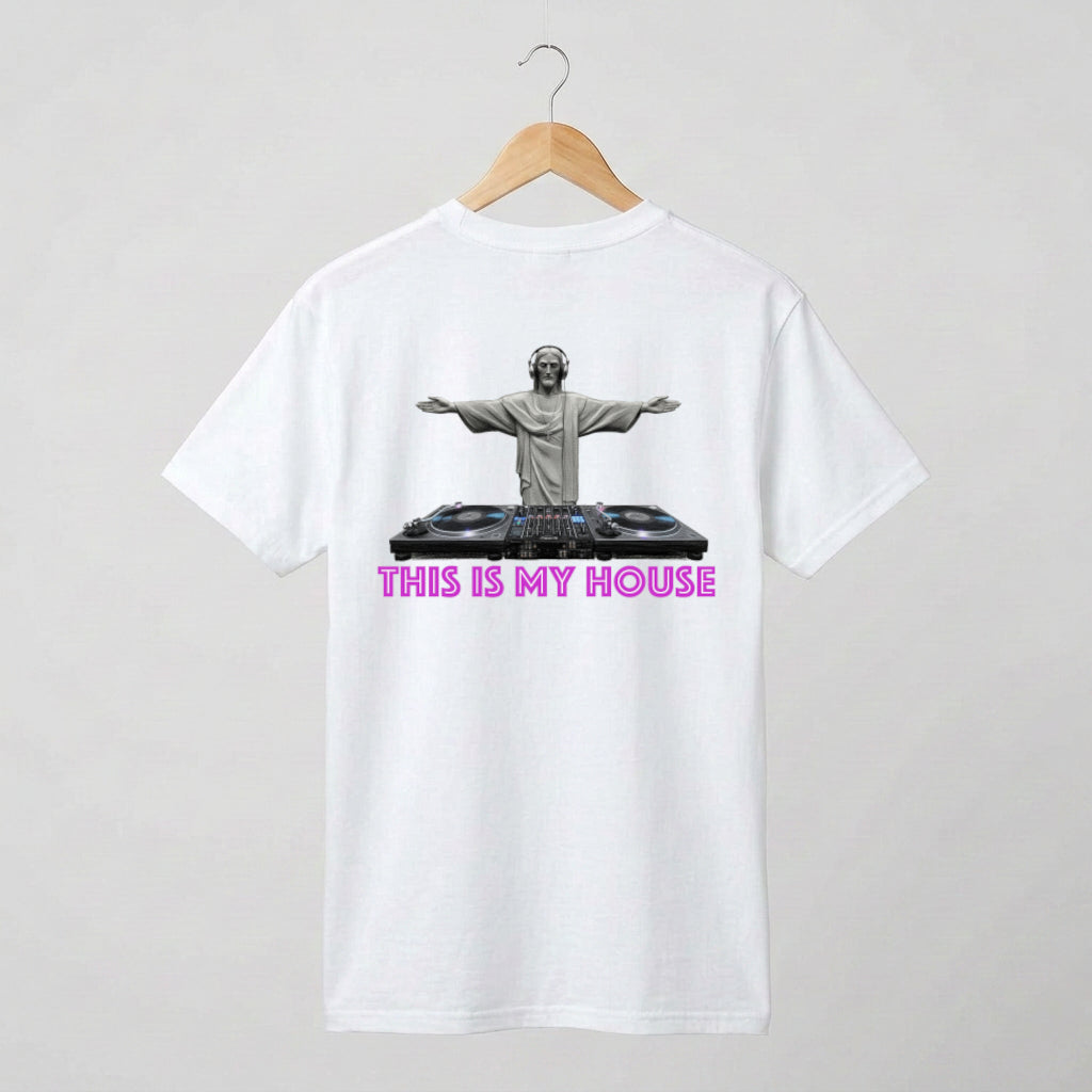 My House short sleeved cotton T-shirt