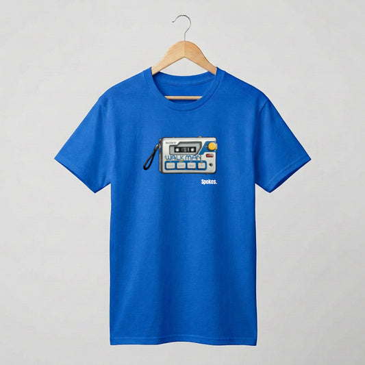 Walk like a man printed cotton T-shirt