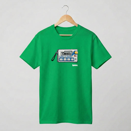 Walk like a man printed cotton T-shirt