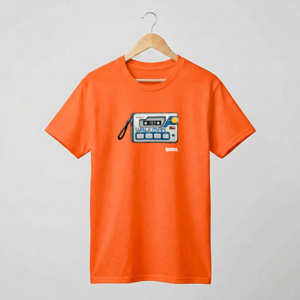 Walk like a man printed cotton T-shirt