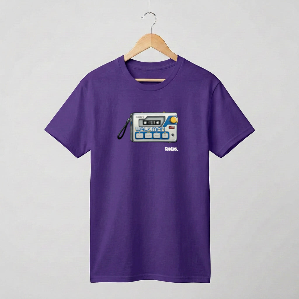 Walk like a man printed cotton T-shirt