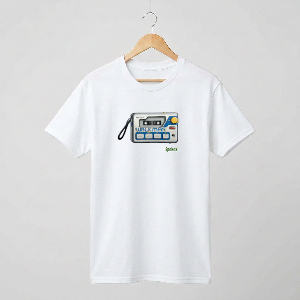 Walk like a man printed cotton T-shirt