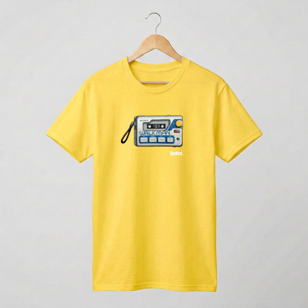Walk like a man printed cotton T-shirt